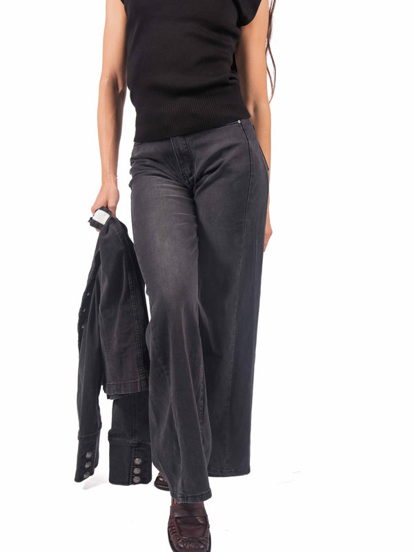 Jeans Slim Fit Neri da donna Miss love