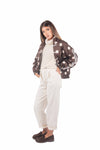 Pantaloni in Cotone con Cintura Elasticizzata donna Miss love - 3