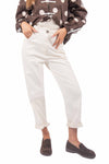 Pantaloni in Cotone con Cintura Elasticizzata donna Miss love - 1