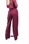 Completo Gilet e Pantalone Bordeaux donna Miss love - 6