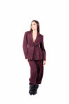 Blazer Bordeaux Monobottone donna Miss love - 1