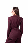 Blazer Bordeaux Monobottone donna Miss love - 4