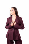 Blazer Bordeaux Monobottone donna Miss love - 3