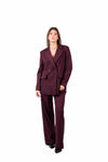 Blazer Doppiopetto Bordeaux donna Miss love - 1