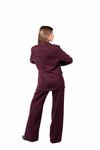 Blazer Doppiopetto Bordeaux donna Miss love - 4