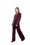Blazer Doppiopetto Bordeaux donna Miss love - 5