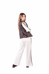 Gilet Trapuntato a Cipolla Fango donna Miss love - 4