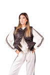 Gilet Trapuntato a Cipolla Fango donna Miss love - 1