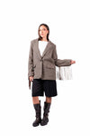 Blazer Pied-de-Poule con Frange donna Miss love - 2