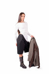 Bermuda Sartoriali Neri donna Miss love - 5
