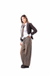 Blazer in Velluto Grigio donna Miss love - 4