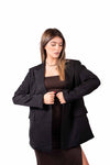 Blazer Doppiopetto Nero donna Miss love - 1