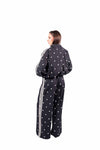 Pantaloni Jogger Neri a Pois con Bande donna Miss love - 5