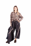 Camicia Quadri Tartan con Taschino Paillettes donna Miss love - 5