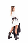 Camicia Oversize Bianca donna Miss love - 3