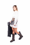 Camicia Oversize Bianca donna Miss love - 1