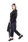 Jeans Mom Fit Nero donna Miss love - 4