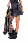 Gonna Pantalone in Ecopelle Nera a Portafoglio donna Miss love - 2