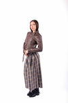 Giacca Biker Crop in Ecopelle Marrone donna Miss love - 4