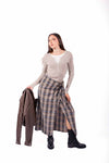Maglia Serafino Doppio Strato Beige donna Miss love - 5