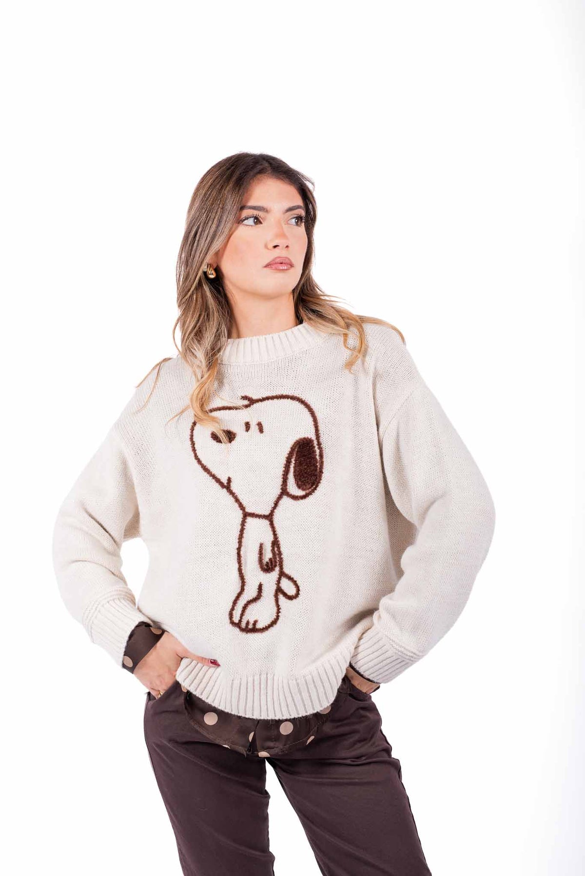 Maglione Panna 