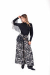 Maglia a Collo Alto con Frange Nera donna Miss love - 4