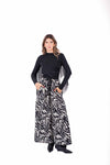 Maglia a Collo Alto con Frange Nera donna Miss love - 5
