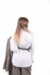 Camicia Bianca con Cintura in Ecopelle donna Tensione in - 2