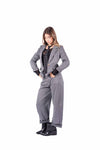 Blazer Monobottone Grigio Strutturato donna Miss love - 3
