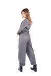 Blazer Monobottone Grigio Strutturato donna Miss love - 4