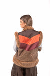 Gilet Patchwork Multicolor in Ecopelliccia donna Tensione in - 3