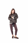 Pantaloni Chino Cioccolato con Cintura donna Miss love - 5