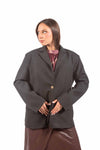 Blazer Monopetto con Ricamo Tigre sul Retro donna Tensione in - 1