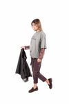 Maglia Doppio Strato Salvia con Stampa donna Miss love - 5