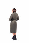 Cappotto Lungo Verde Militare donna Miss love - 3