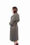 Cappotto Lungo Verde Militare donna Miss love - 6