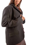 Blazer Monopetto con Ricamo Tigre sul Retro donna Tensione in - 3