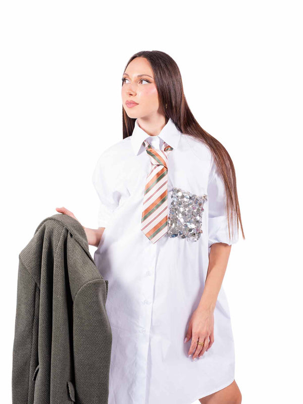 Cravatta a Righe Multicolor da donna Miss love