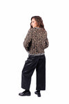 Pantaloni in Ecopelle Nera con Cintura donna Tensione in - 5