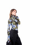 Blusa Lupetto Fantasia Floreale donna Tensione in - 2