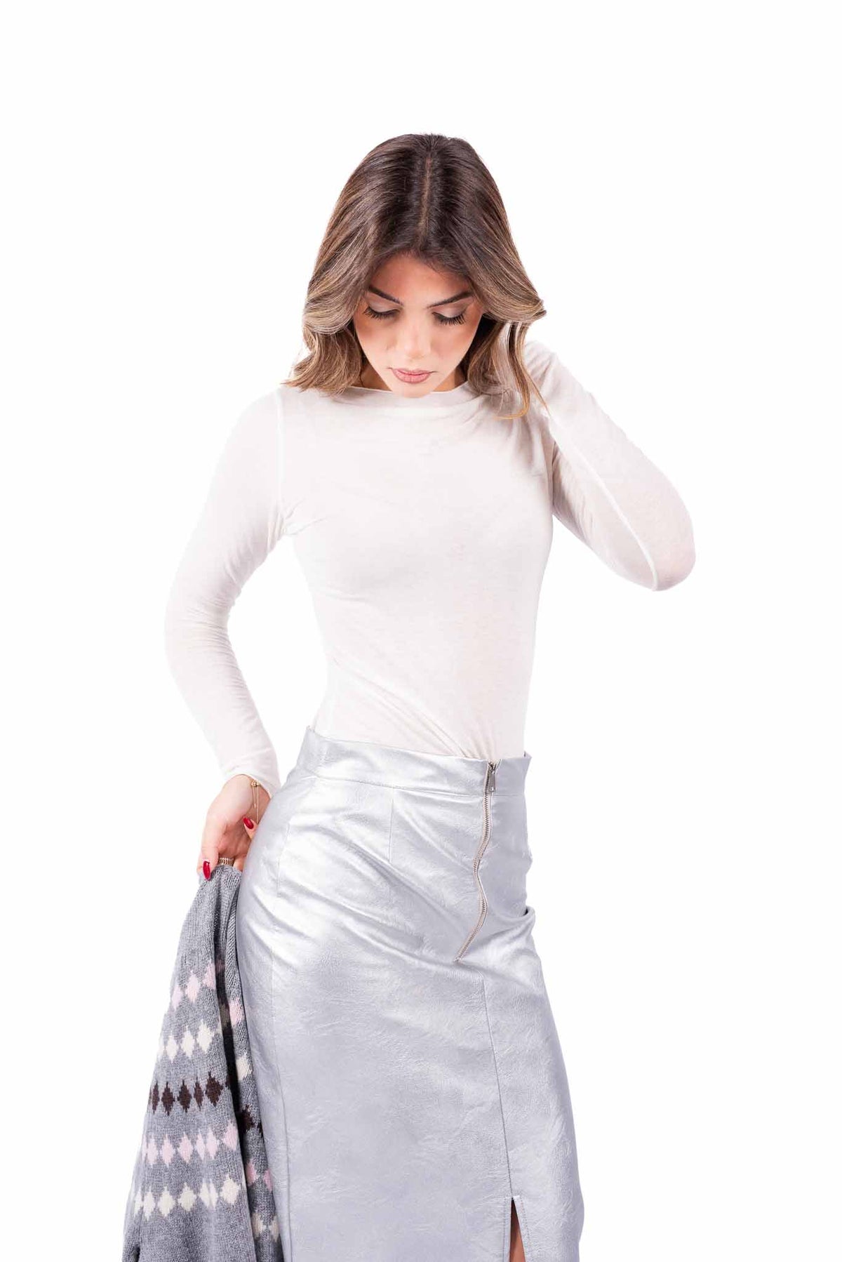 Cashmerina Basic Panna donna Tensione in - 1