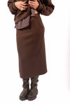 Gonna Midi a Tubino Cioccolato donna Miss love - 1
