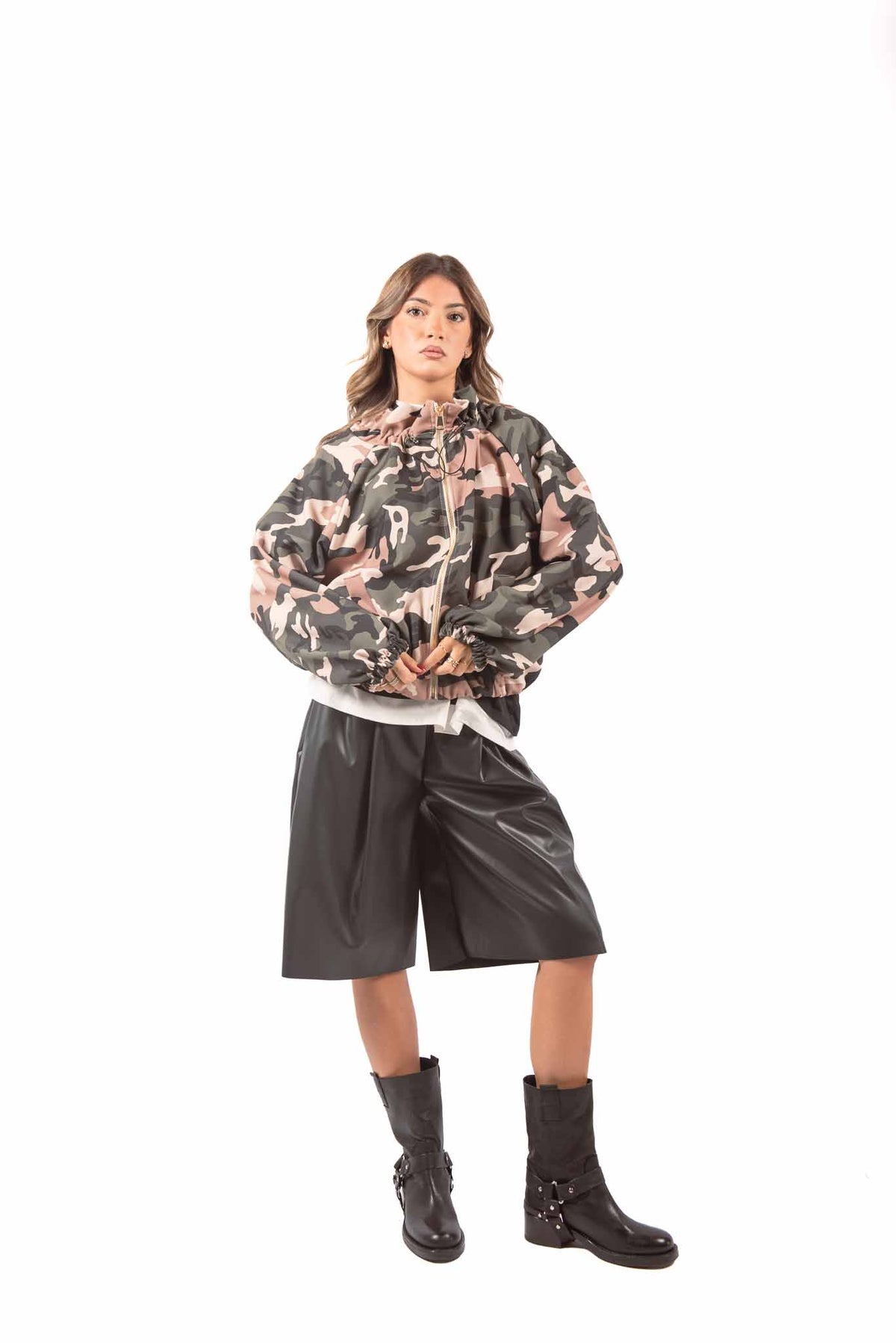 Bomber Camouflage donna Miss love - 3