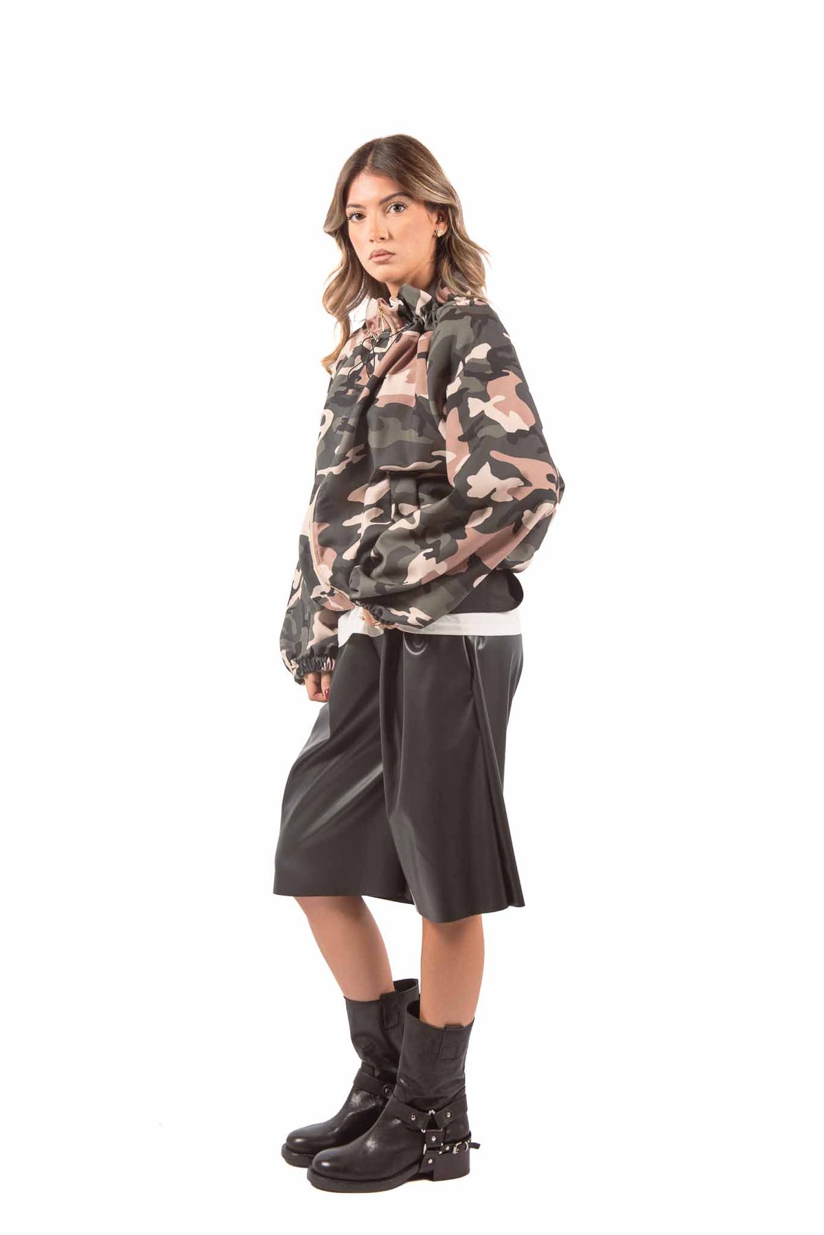 Bomber Camouflage donna Miss love - 4