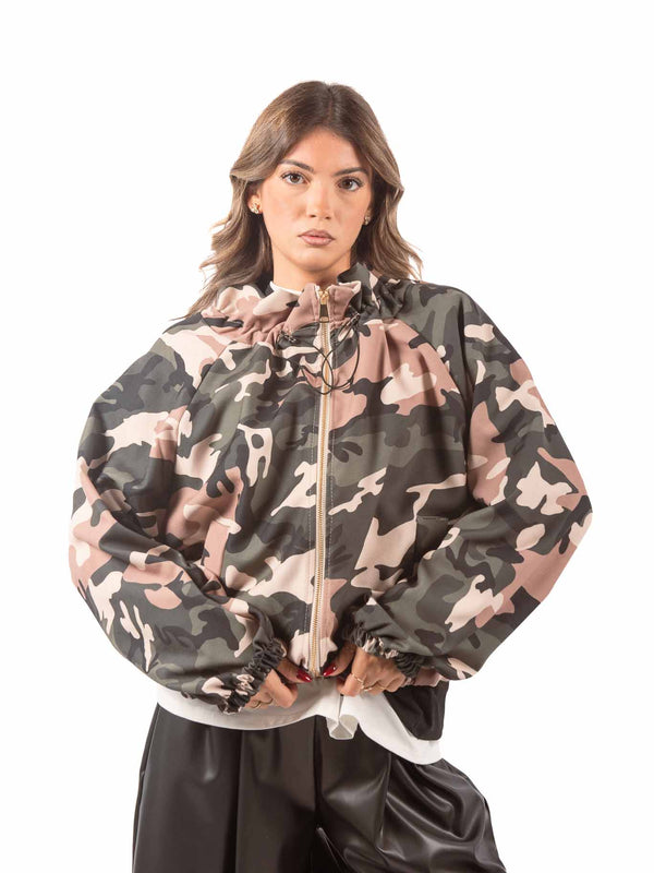 Bomber Camouflage da donna Miss love