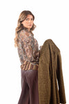 Blusa in Chiffon Stampa Paisley donna Miss love - 4