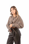 Camicia Semitrasparente Leopardata donna Miss love - 1
