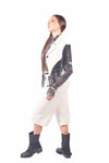 Top Giacca Panna con Frange donna Tensione in - 5