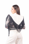 Top Giacca Panna con Frange donna Tensione in - 3