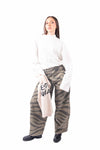 Maglia Bianca in Cotone con Collo Alto donna Tensione in - 2
